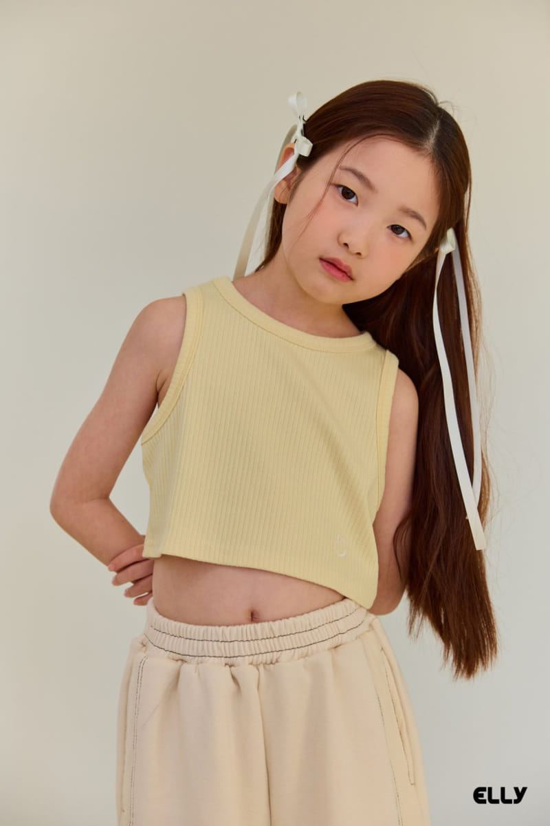 Ellymolly - Korean Children Fashion - #minifashionista - Vanilla Crop Sleeveless - 2