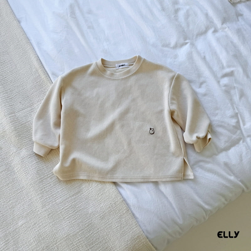 Ellymolly - Korean Children Fashion - #minifashionista - Initials Slit Tee - 2