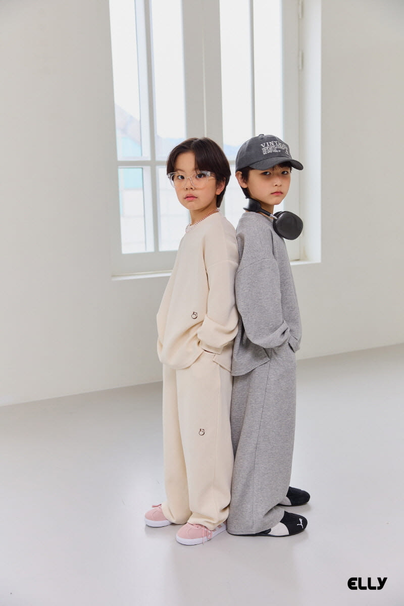 Ellymolly - Korean Children Fashion - #minifashionista - Initials Wide Pants - 10