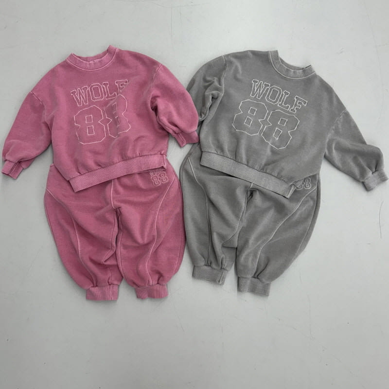 Ellymolly - Korean Children Fashion - #minifashionista - Wolf Dyeing Jogger Pants - 7
