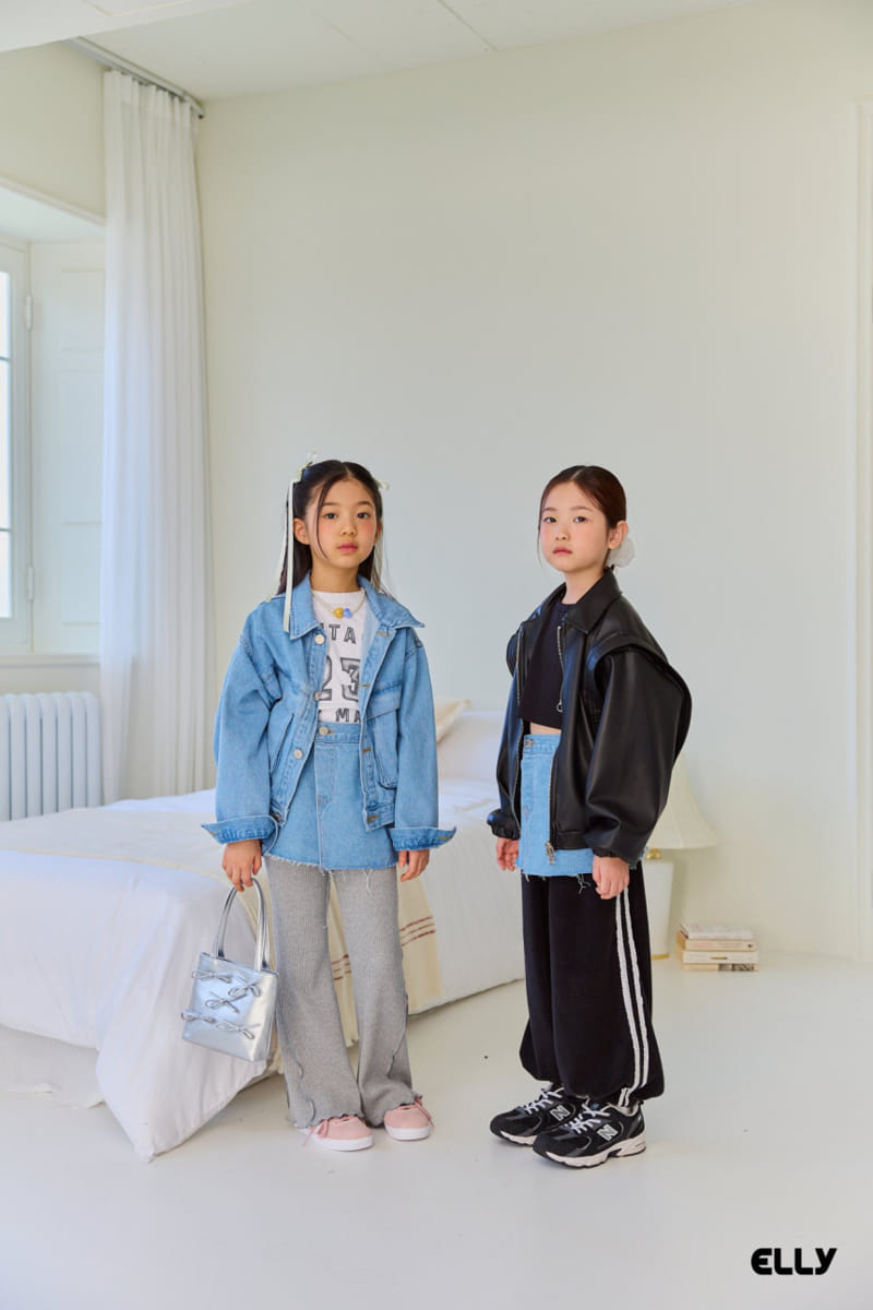 Ellymolly - Korean Children Fashion - #minifashionista - Wrap Denim Skirt - 4