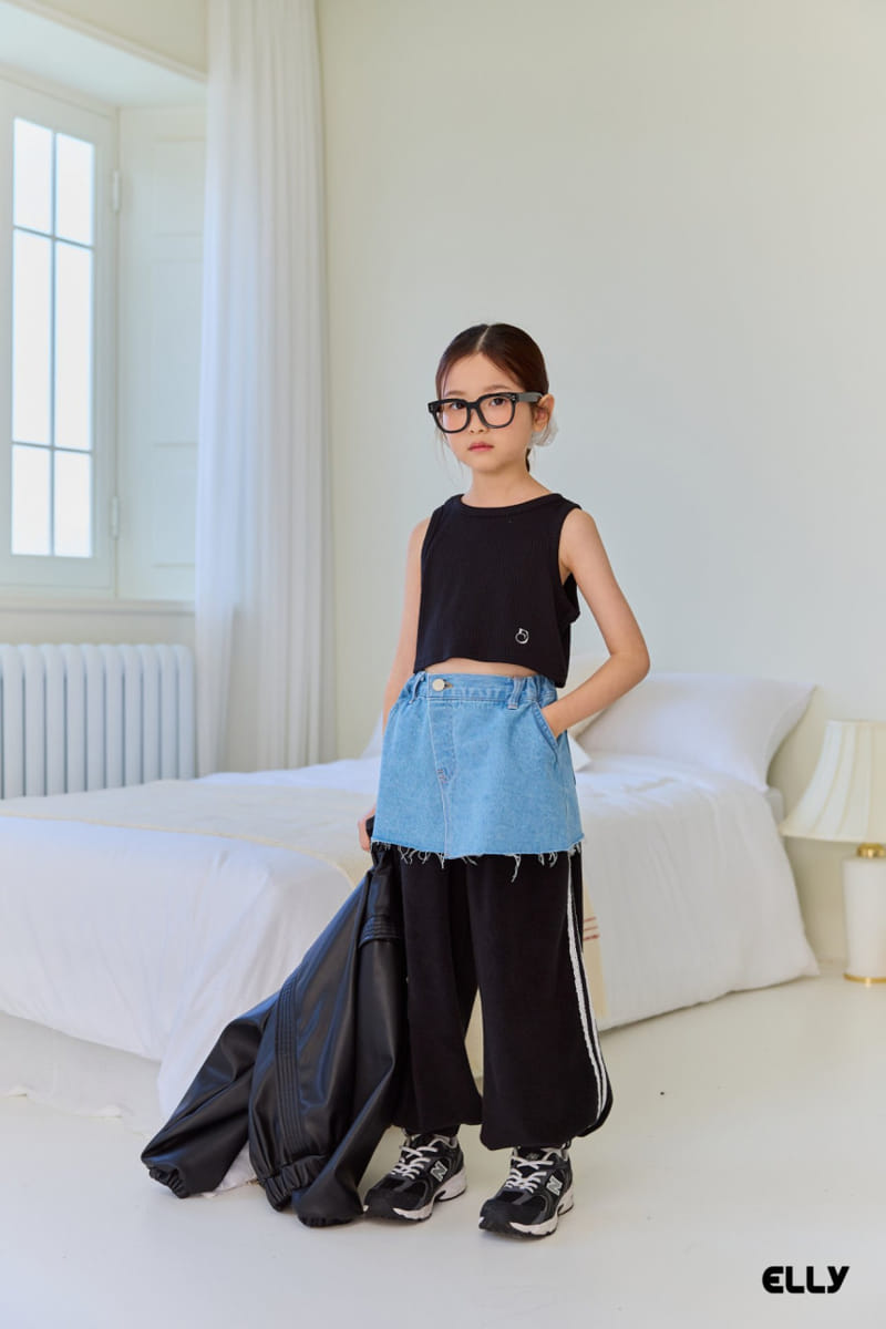 Ellymolly - Korean Children Fashion - #prettylittlegirls - Vanilla Crop Sleeveless - 3