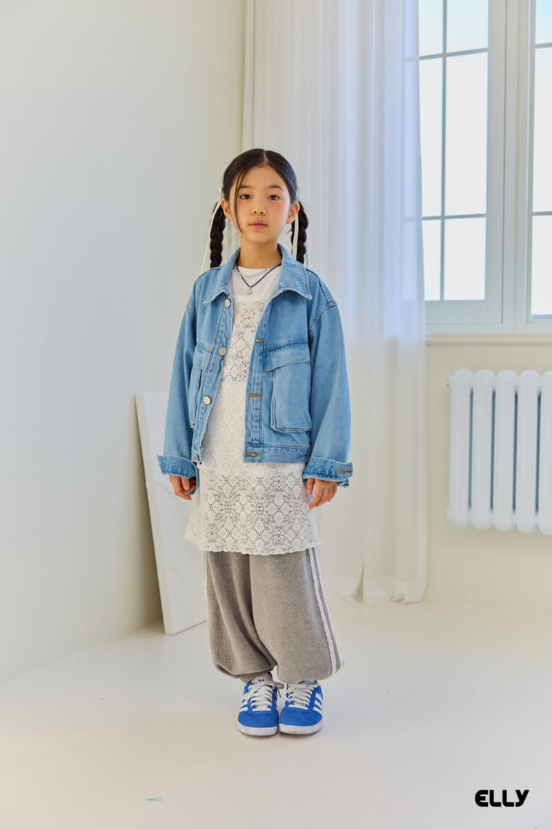 Ellymolly - Korean Children Fashion - #prettylittlegirls - Lace Jogger Pants - 10