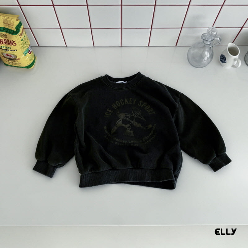 Ellymolly - Korean Children Fashion - #minifashionista - Ice Hockey Dyeing Sweatshirt - 4