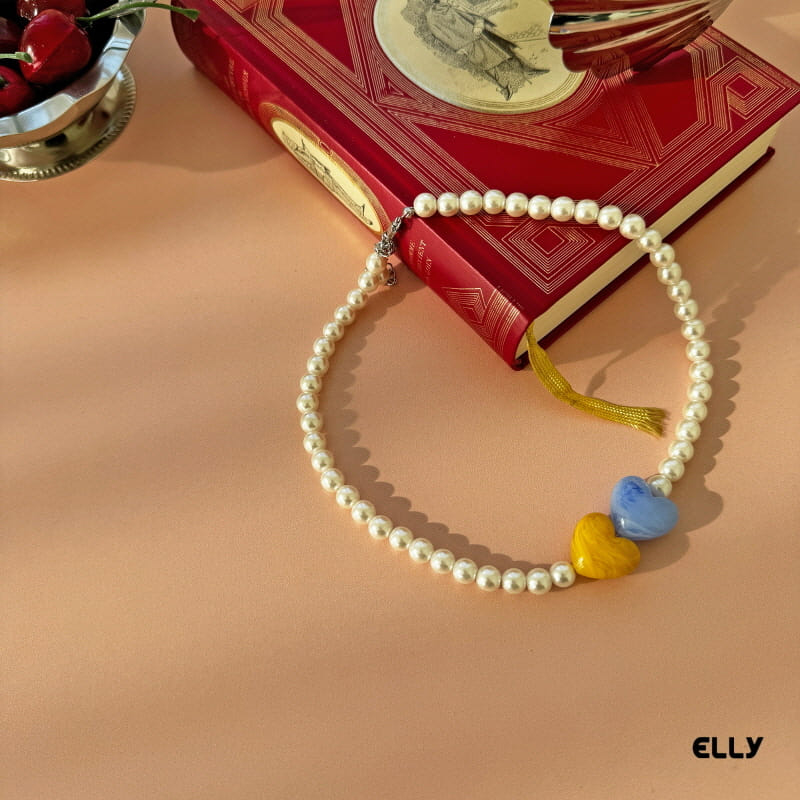 Ellymolly - Korean Children Fashion - #prettylittlegirls - Double Heart Necklace
