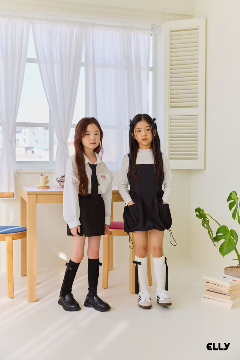 Ellymolly - Korean Children Fashion - #stylishchildhood - Spring Slit Skirt - 8