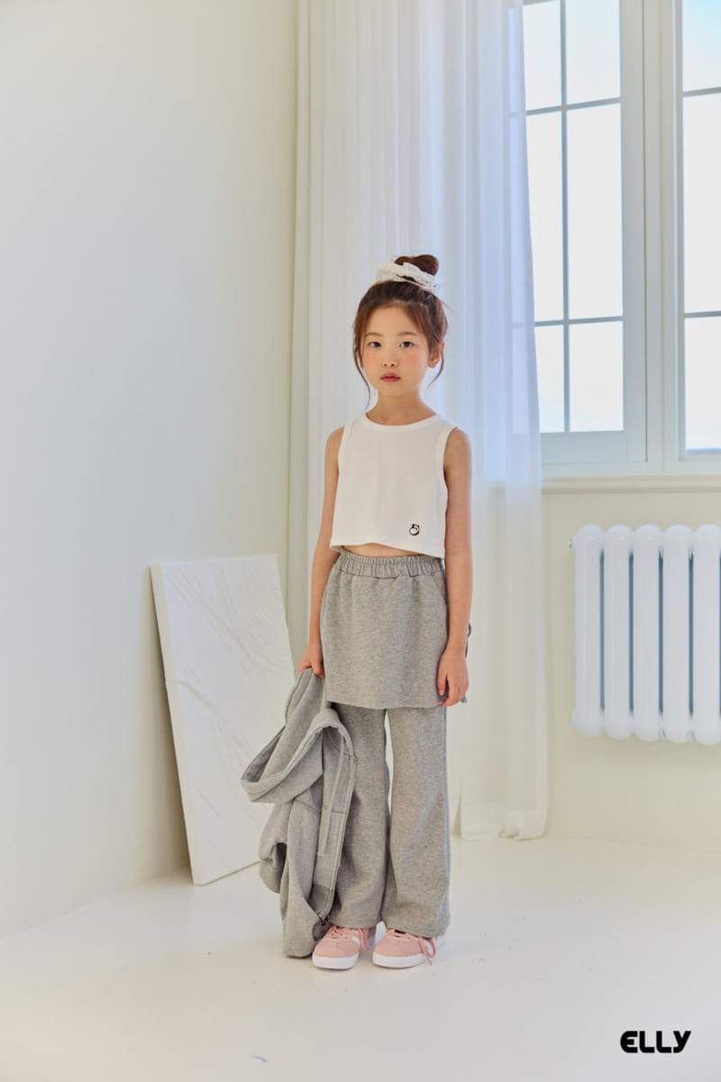 Ellymolly - Korean Children Fashion - #stylishchildhood - Vanilla Crop Sleeveless - 6