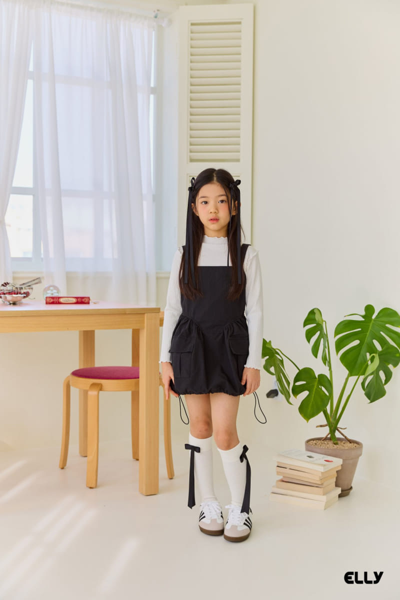 Ellymolly - Korean Children Fashion - #stylishchildhood - Big Pocket Balloon One-Piece - 5