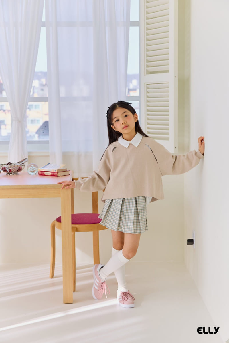 Ellymolly - Korean Children Fashion - #stylishchildhood - Raglan Slit Sweatshirt - 3