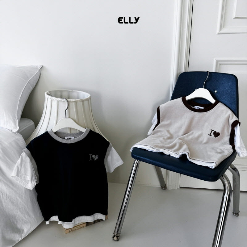 Ellymolly - Korean Children Fashion - #stylishchildhood - I Love Combi Tee  - 3