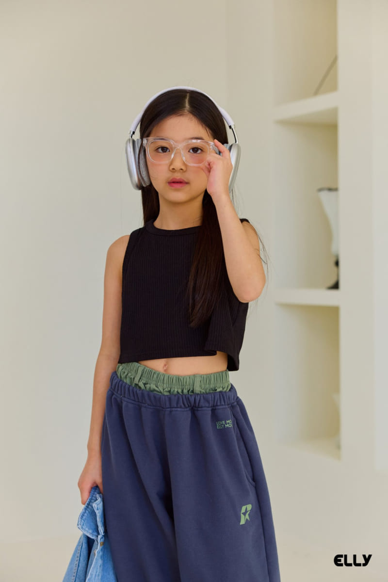 Ellymolly - Korean Children Fashion - #toddlerclothing - Vanilla Crop Sleeveless - 5