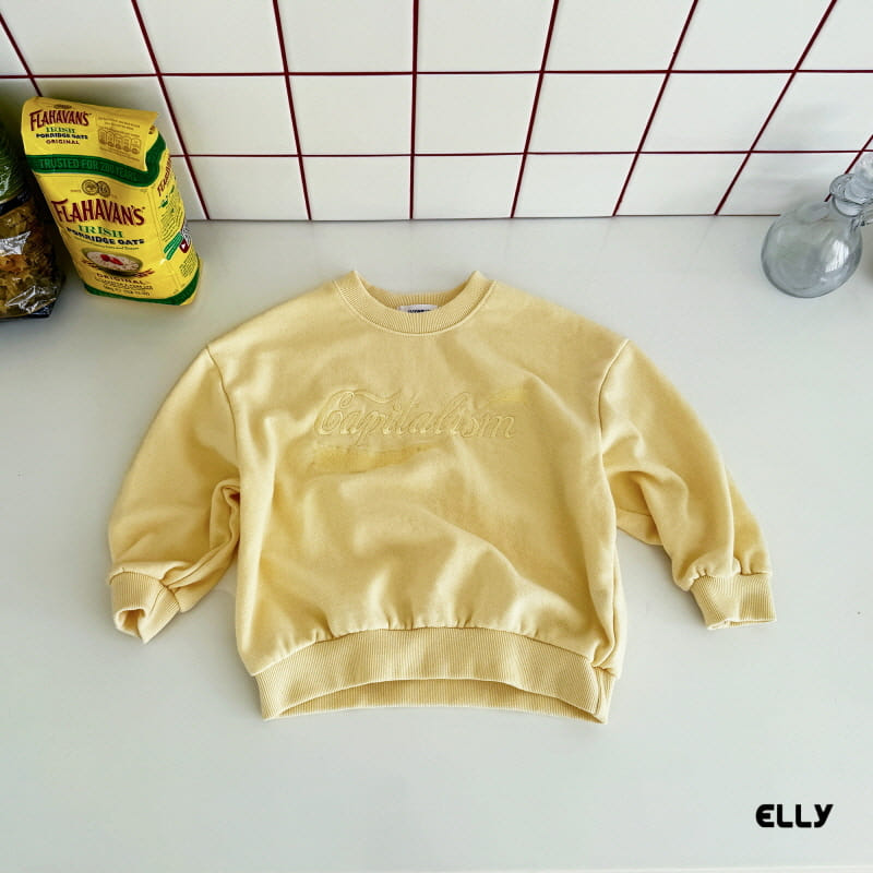 Ellymolly - Korean Children Fashion - #toddlerclothing - Capitalism Sweatshirt - 3