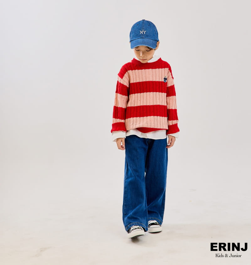 Erin J - Korean Children Fashion - #Kfashion4kids - Wide Denim Pants - 2