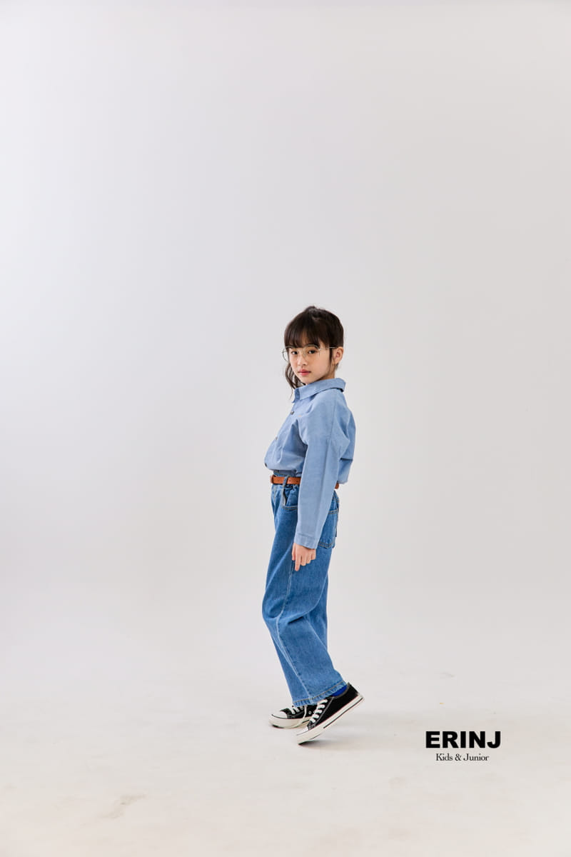 Erin J - Korean Children Fashion - #childofig - Wide Denim Pants - 10