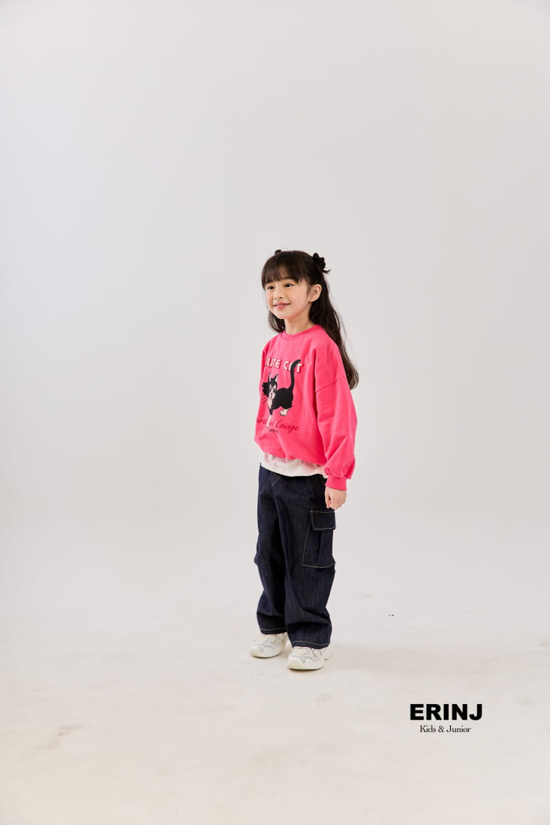 Erin J - Korean Children Fashion - #childofig - Denim Cargo Pants - 8