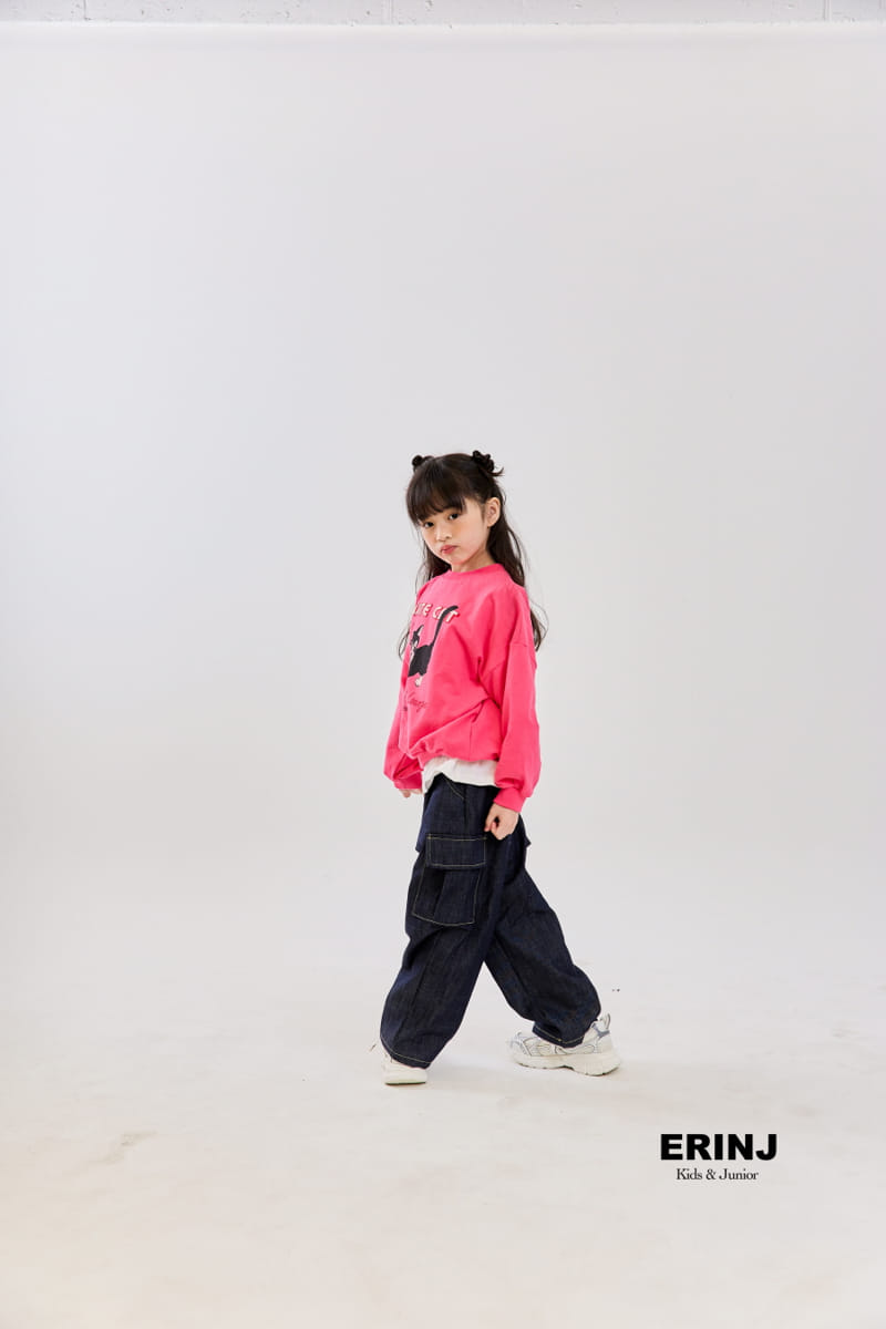 Erin J - Korean Children Fashion - #childrensboutique - Denim Cargo Pants - 10