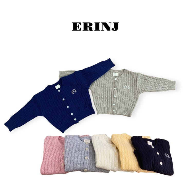 Erin J - Korean Children Fashion - #fashionkids - Twisted Knit Cardigan