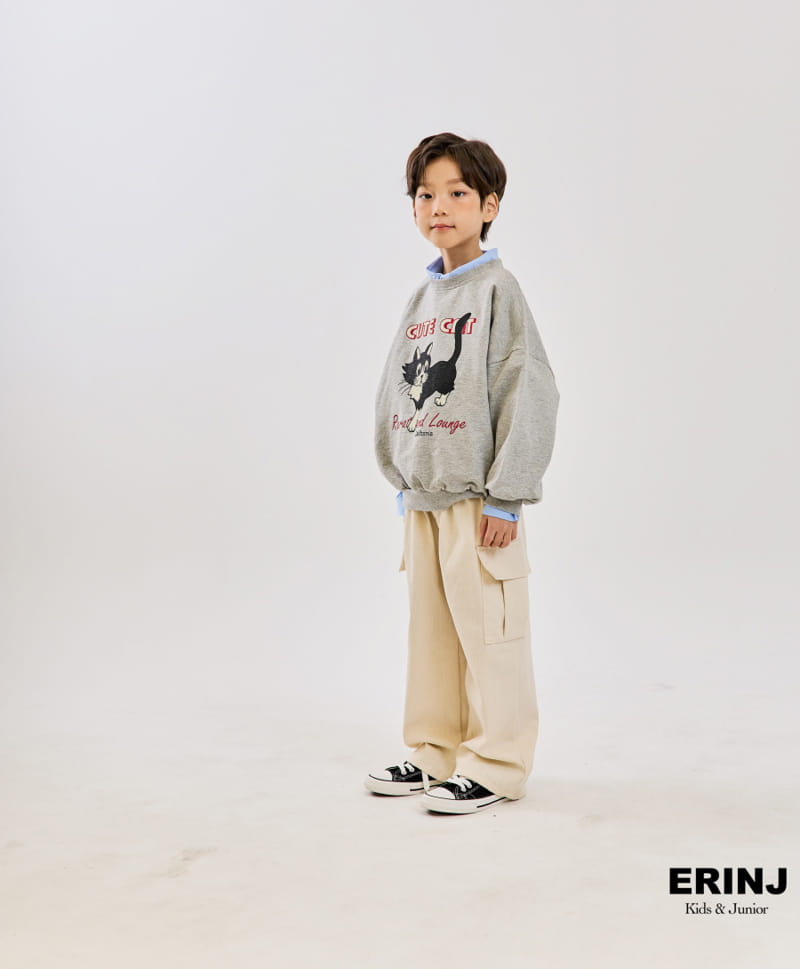 Erin J - Korean Children Fashion - #fashionkids - Cat Sweatshirt - 7