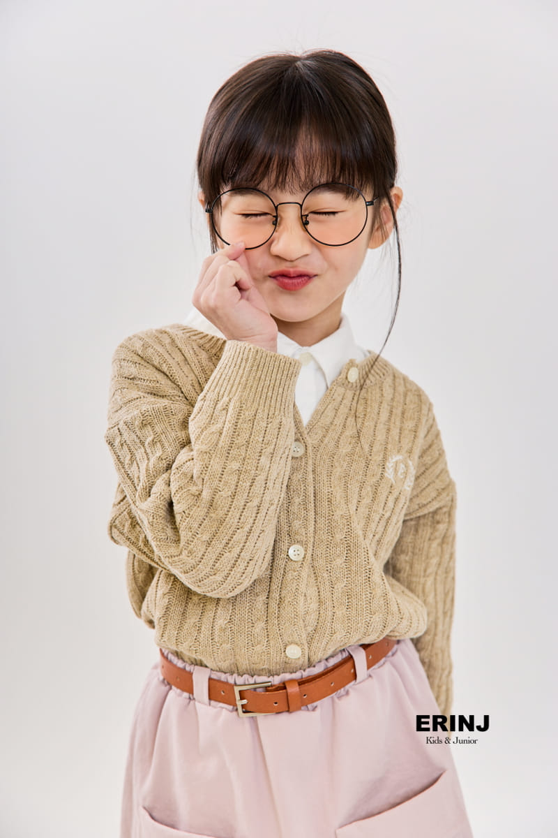 Erin J - Korean Children Fashion - #kidsshorts - Twisted Knit Cardigan - 2