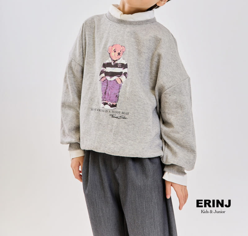 Erin J - Korean Children Fashion - #kidsshorts - Bear Sweatshirt - 7