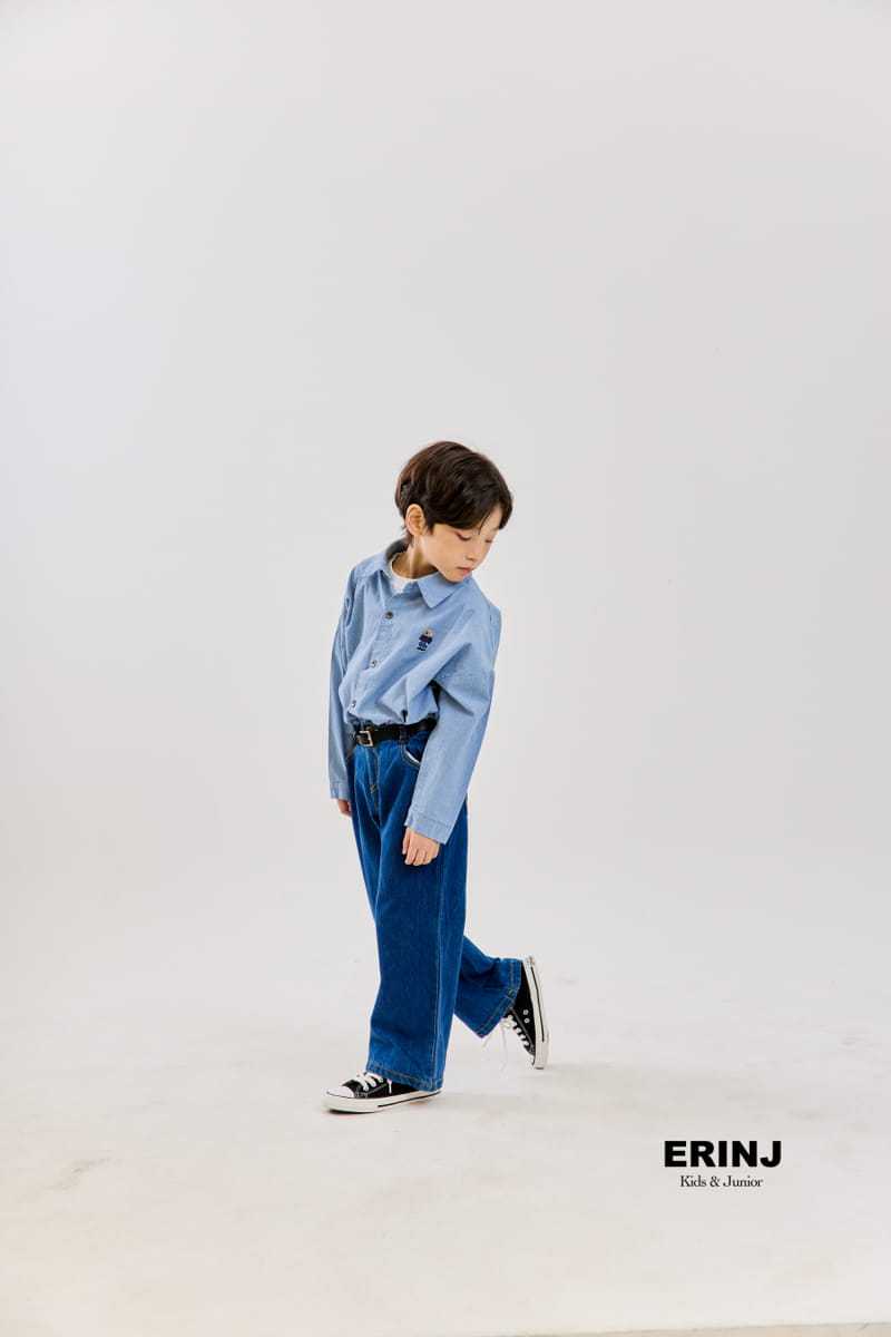 Erin J - Korean Children Fashion - #littlefashionista - Wide Denim Pants - 3