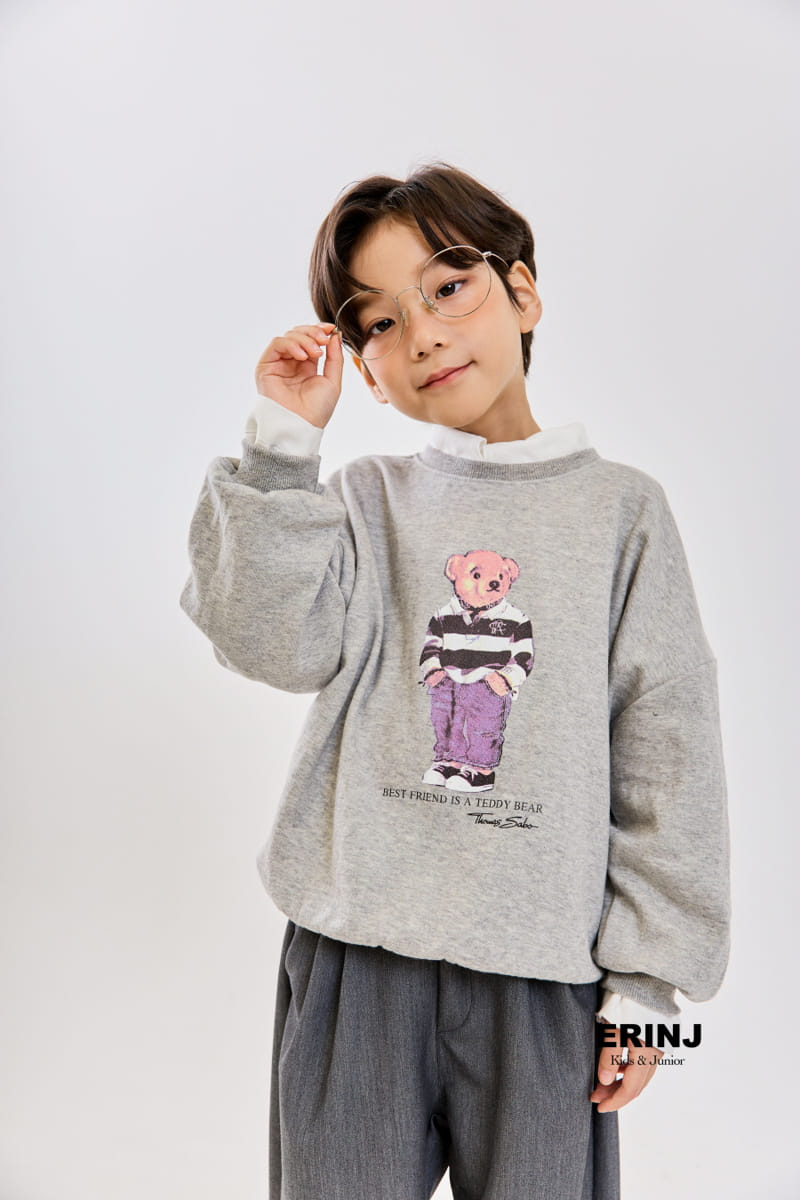 Erin J - Korean Children Fashion - #littlefashionista - Bear Sweatshirt - 11