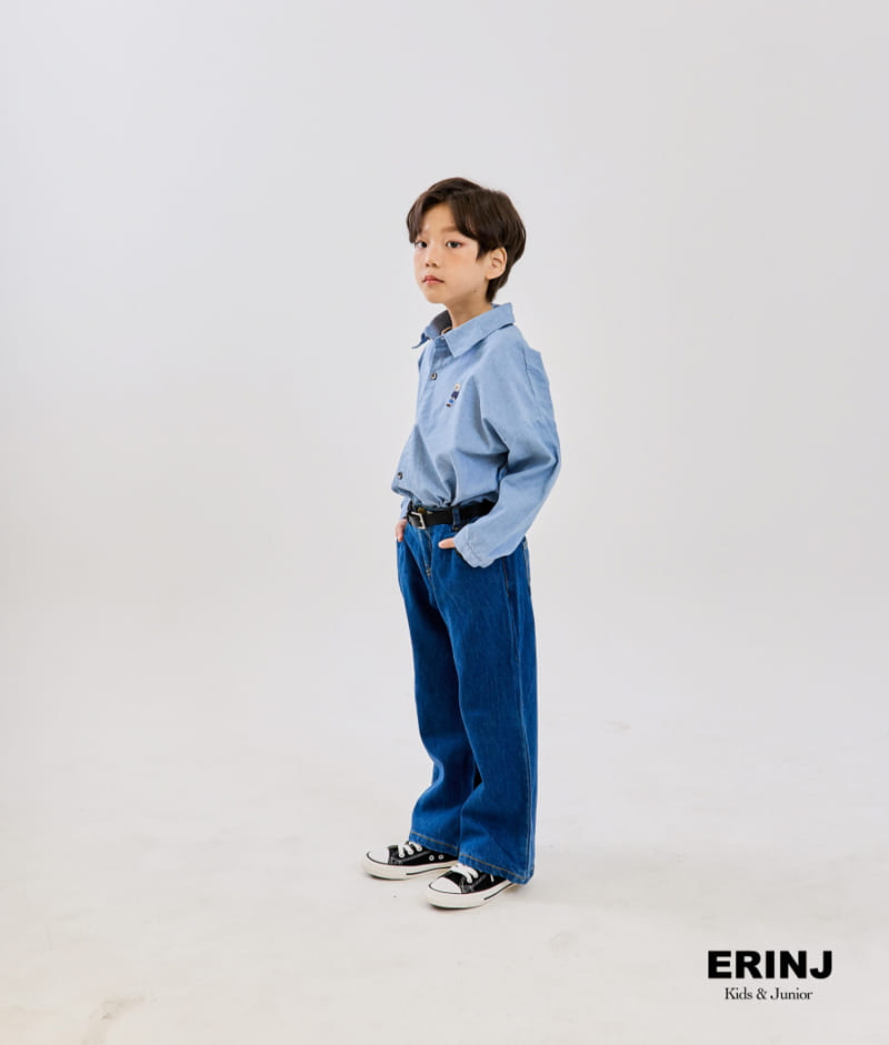 Erin J - Korean Children Fashion - #minifashionista - Wide Denim Pants - 5