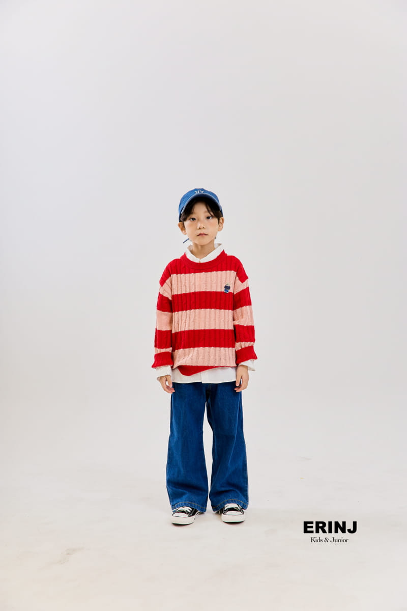 Erin J - Korean Children Fashion - #prettylittlegirls - Wide Denim Pants - 6