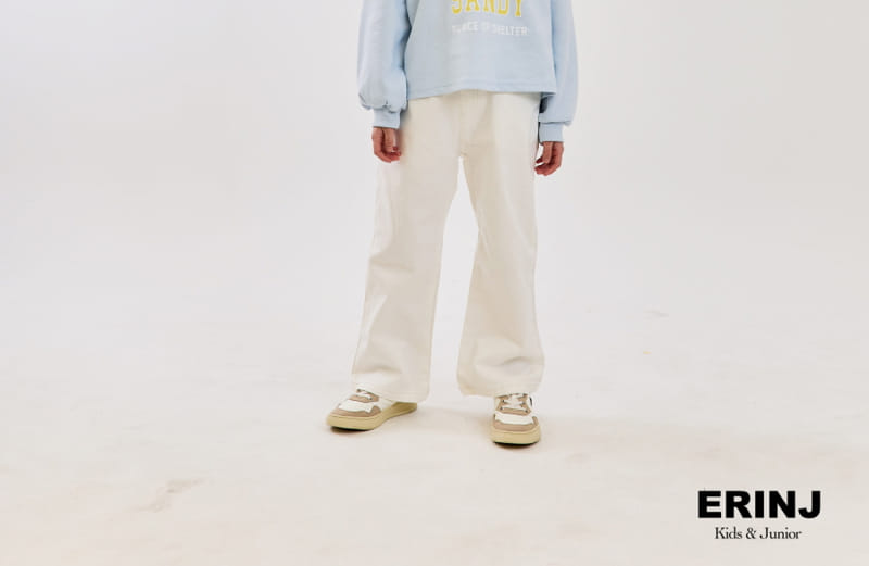 Erin J - Korean Children Fashion - #stylishchildhood - Wide Denim Pants - 9
