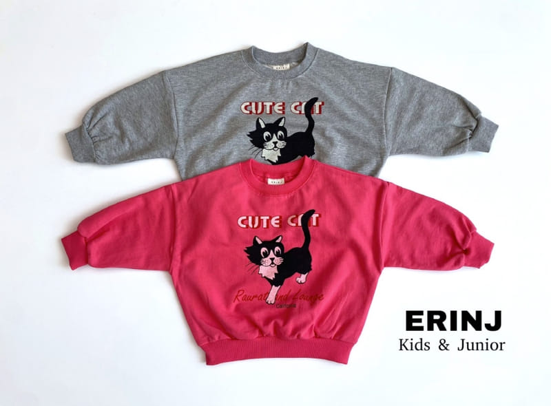 Erin J - Korean Children Fashion - #toddlerclothing - Cat Sweatshirt