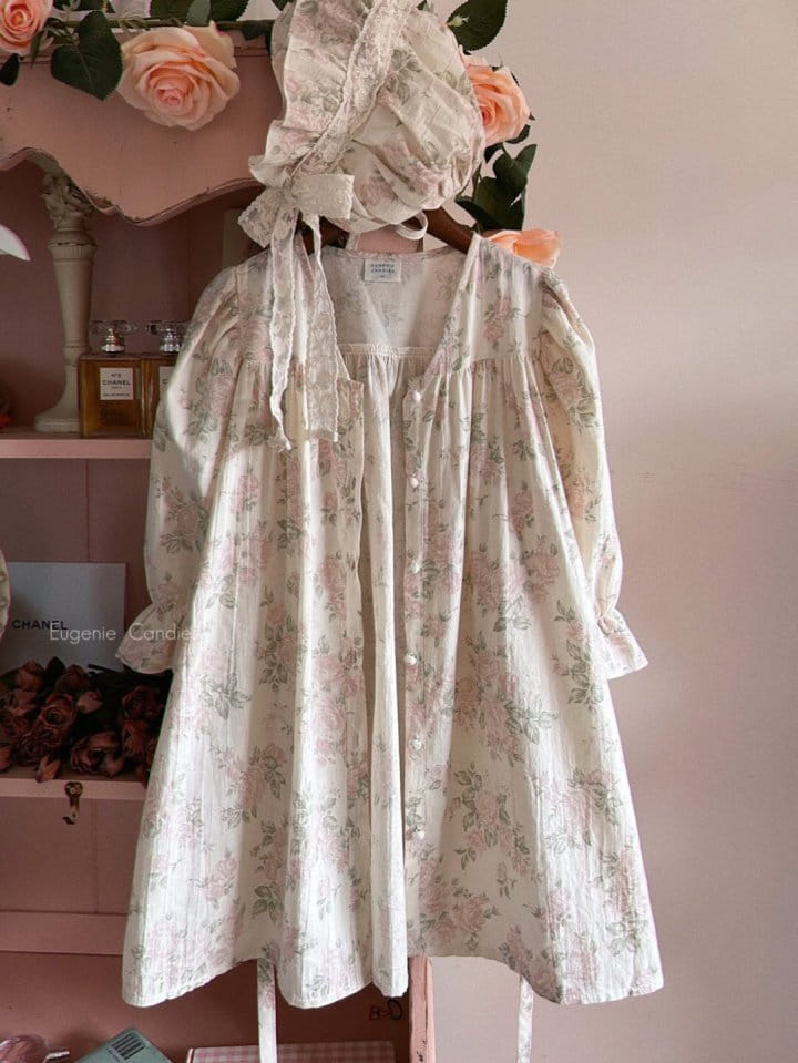 Eugenie Candies - Korean Children Fashion - #littlefashionista - Blooming Dress + Robe - 9