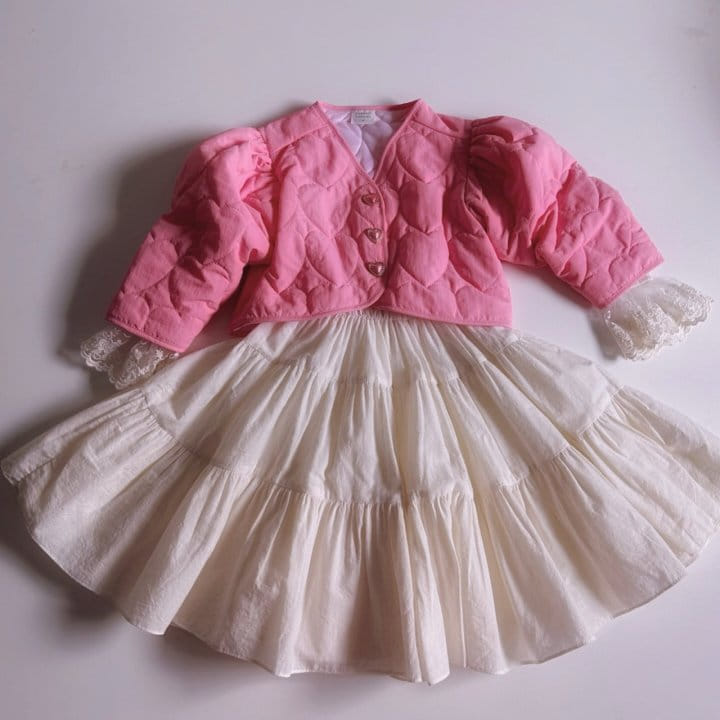 Eugenie Candies - Korean Children Fashion - #littlefashionista - Barbie Quilting Jacket - 4