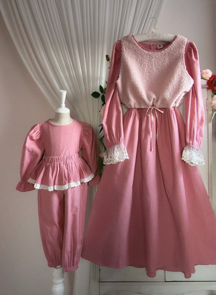 Eugenie Candies - Korean Children Fashion - #prettylittlegirls - Sienna Pink Dress