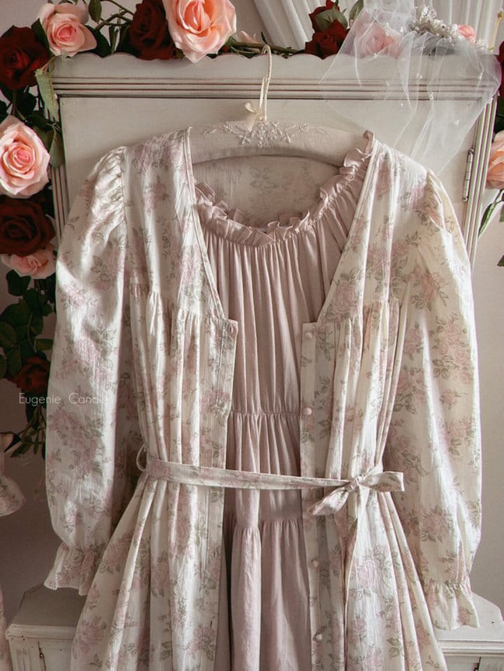 Eugenie Candies - Korean Children Fashion - #prettylittlegirls - Blooming Dress + Robe - 12