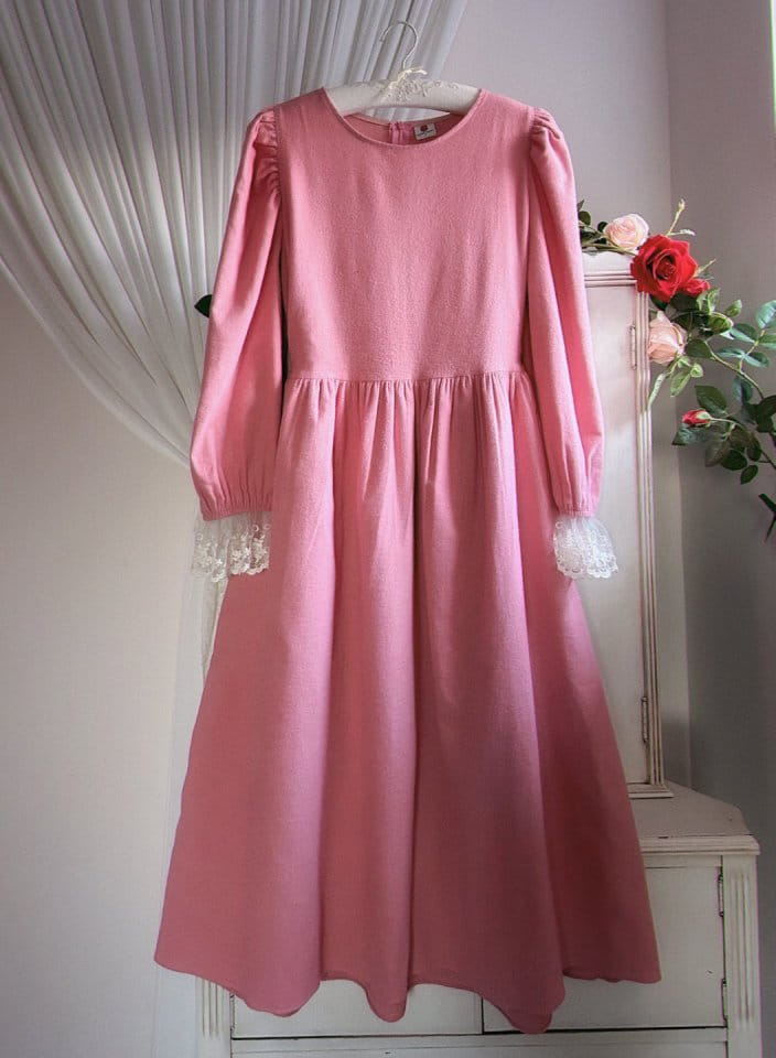 Eugenie Candies - Korean Children Fashion - #toddlerclothing - Sienna Pink Dress - 3