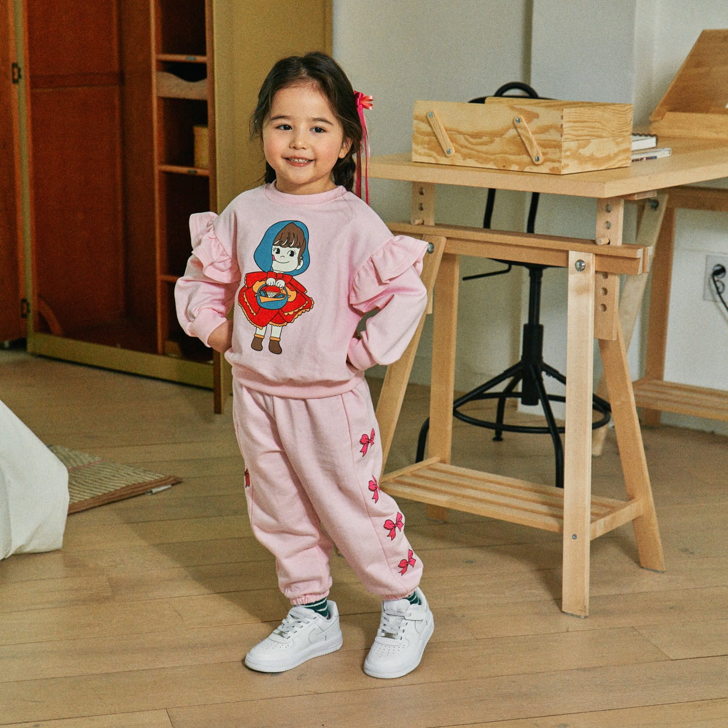 Firstblue - Korean Children Fashion - #childofig - Blue Cape Frill Tee - 3