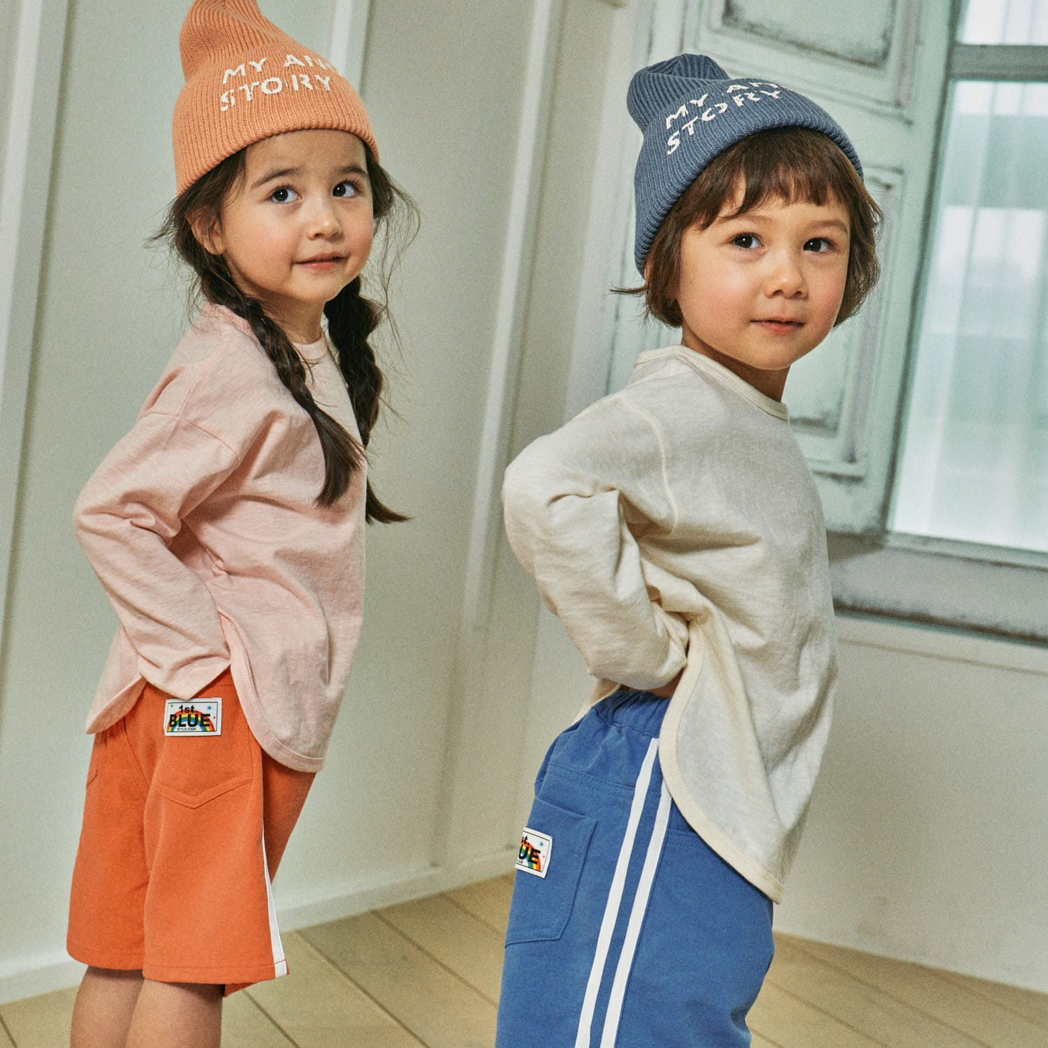 Firstblue - Korean Children Fashion - #childofig - Tape Short Pants - 2