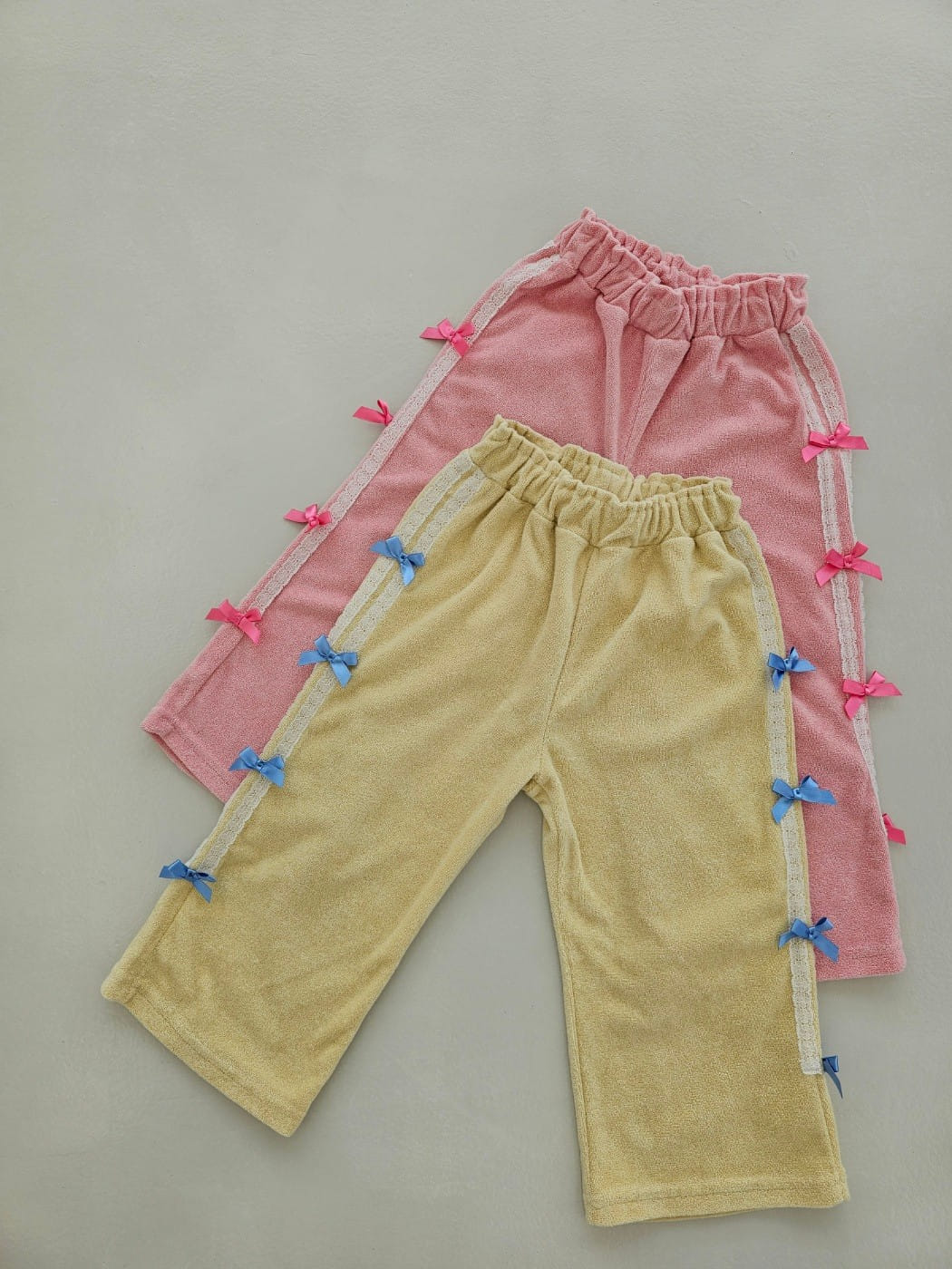 Firstblue - Korean Children Fashion - #childofig - Terry Ribbon Pants