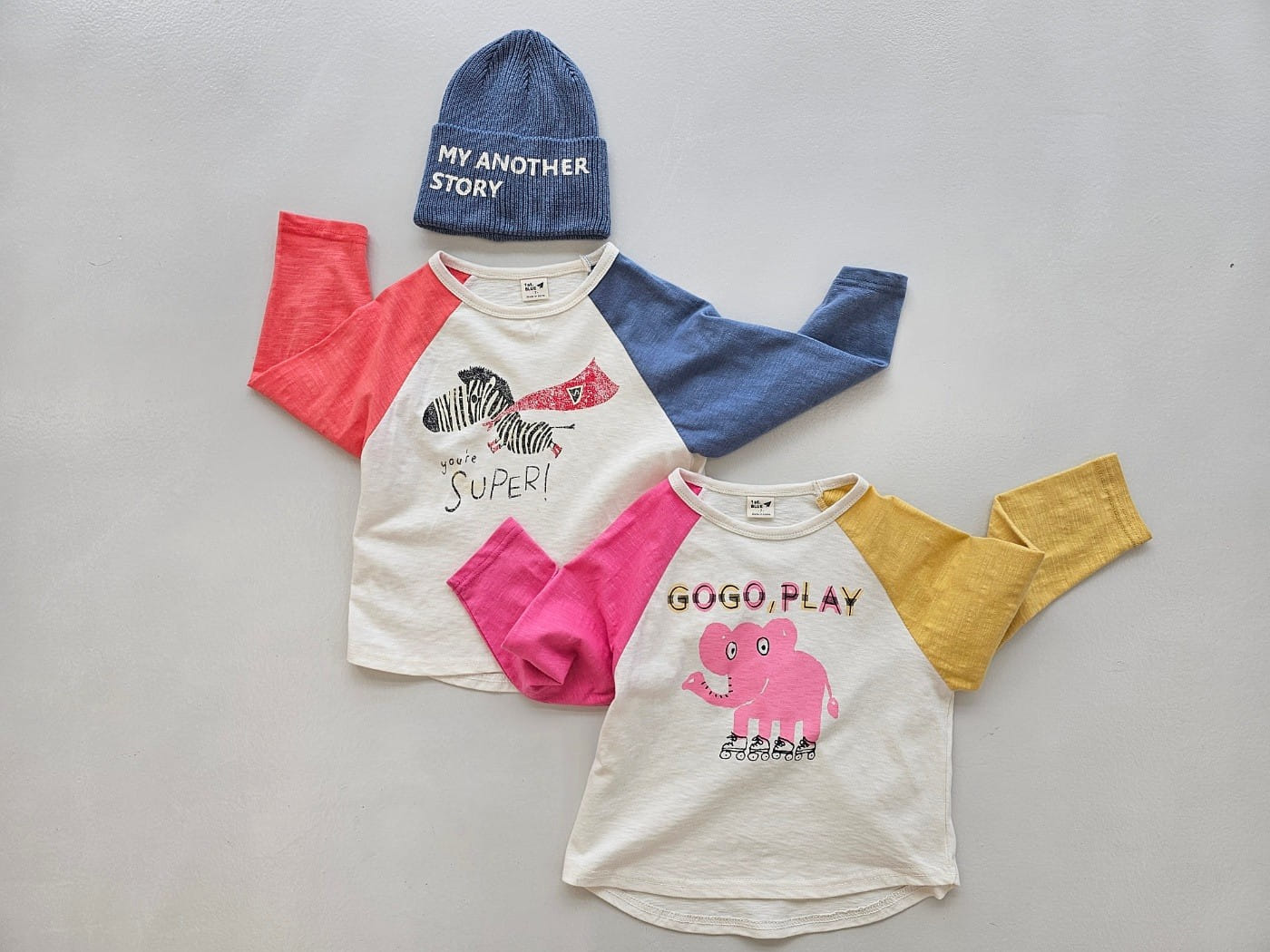 Firstblue - Korean Children Fashion - #childofig - GO GO Raglan Tee - 5