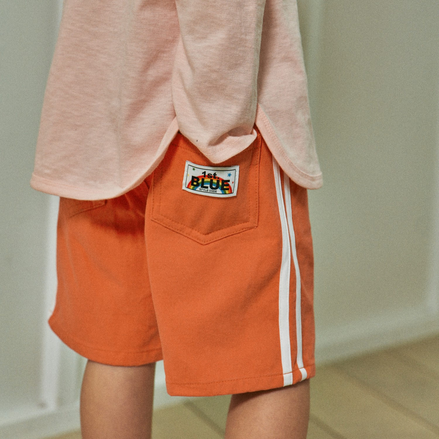 Firstblue - Korean Children Fashion - #childrensboutique - Tape Short Pants - 3