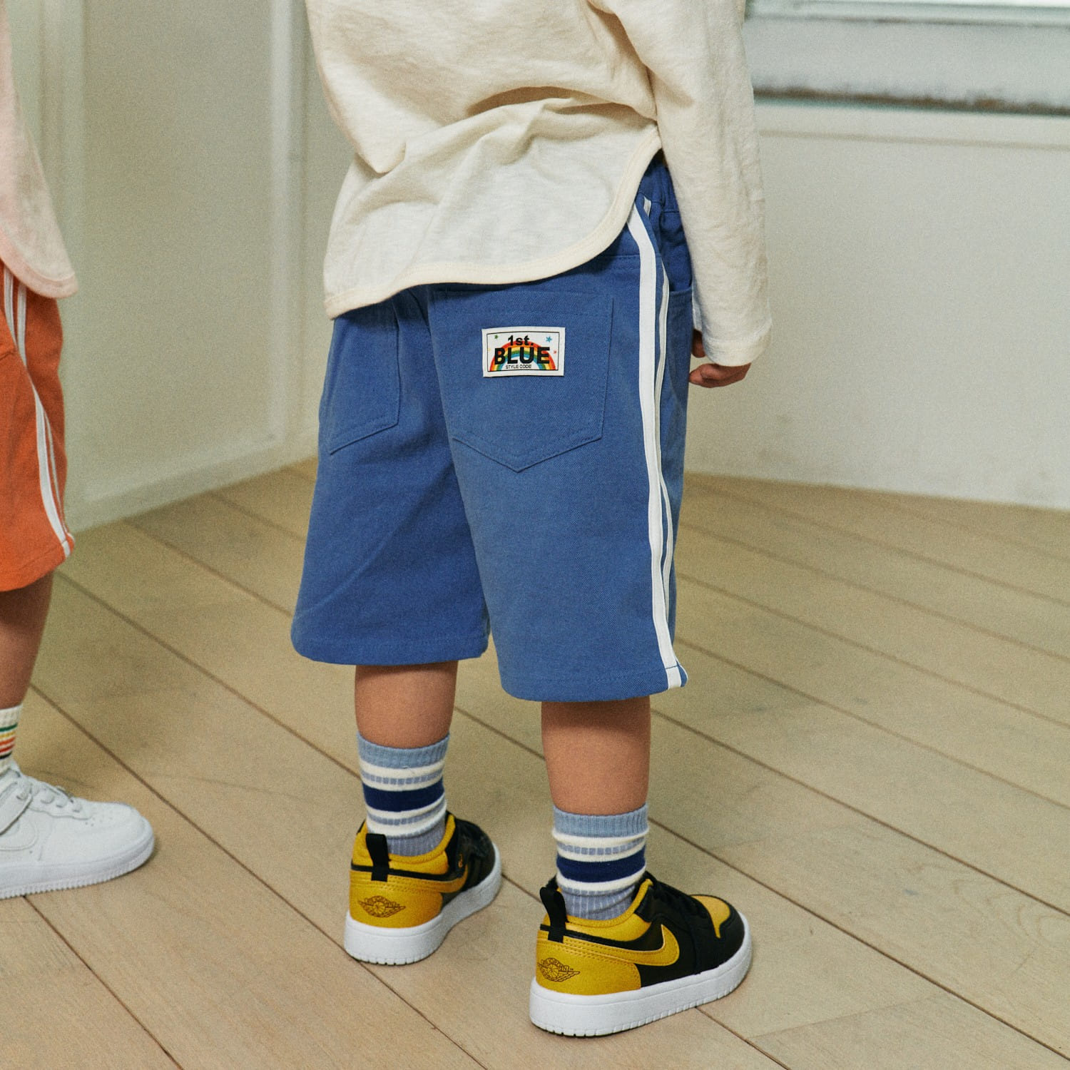Firstblue - Korean Children Fashion - #childrensboutique - Tape Short Pants - 4