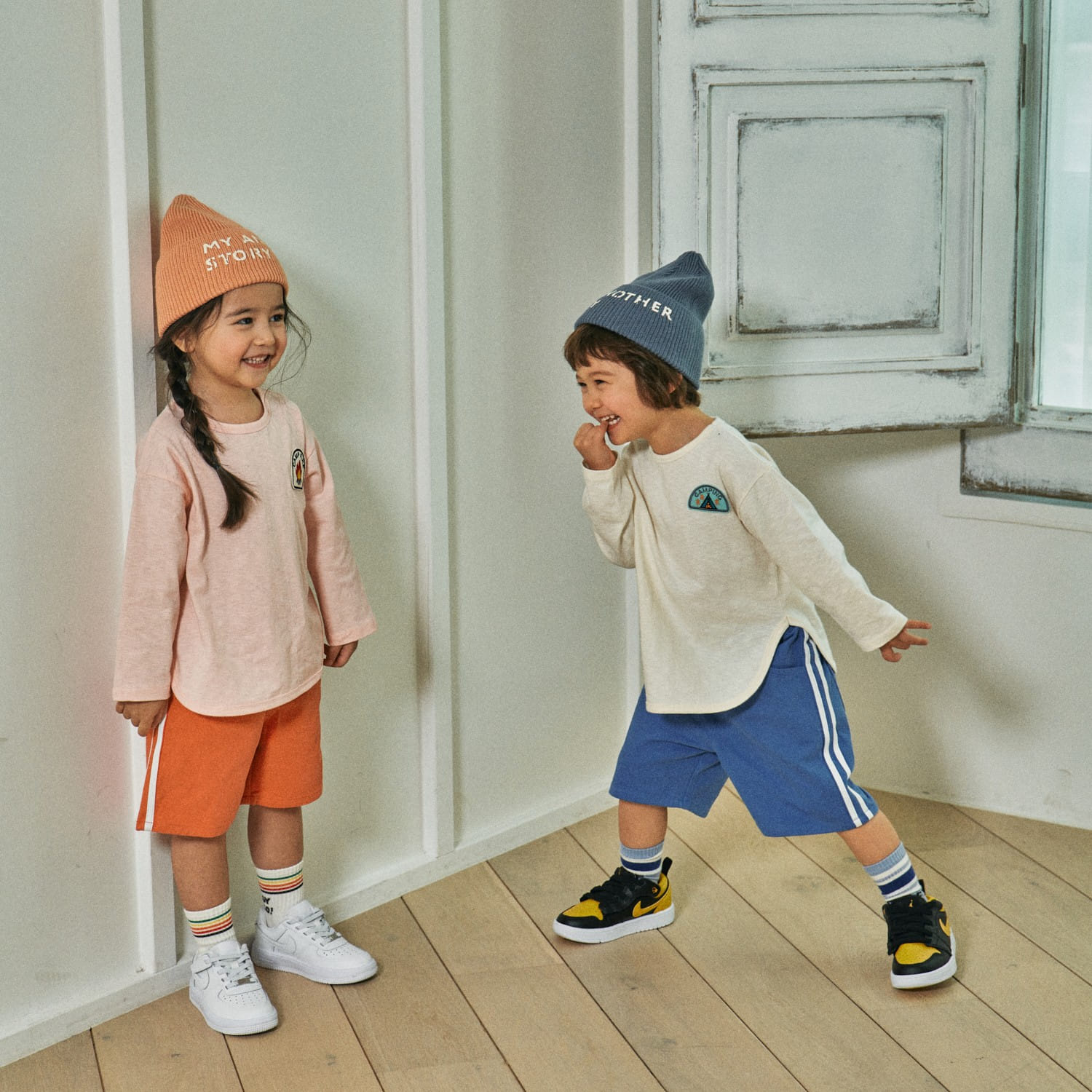 Firstblue - Korean Children Fashion - #discoveringself - Camping Wappen Embroidery Tee - 3