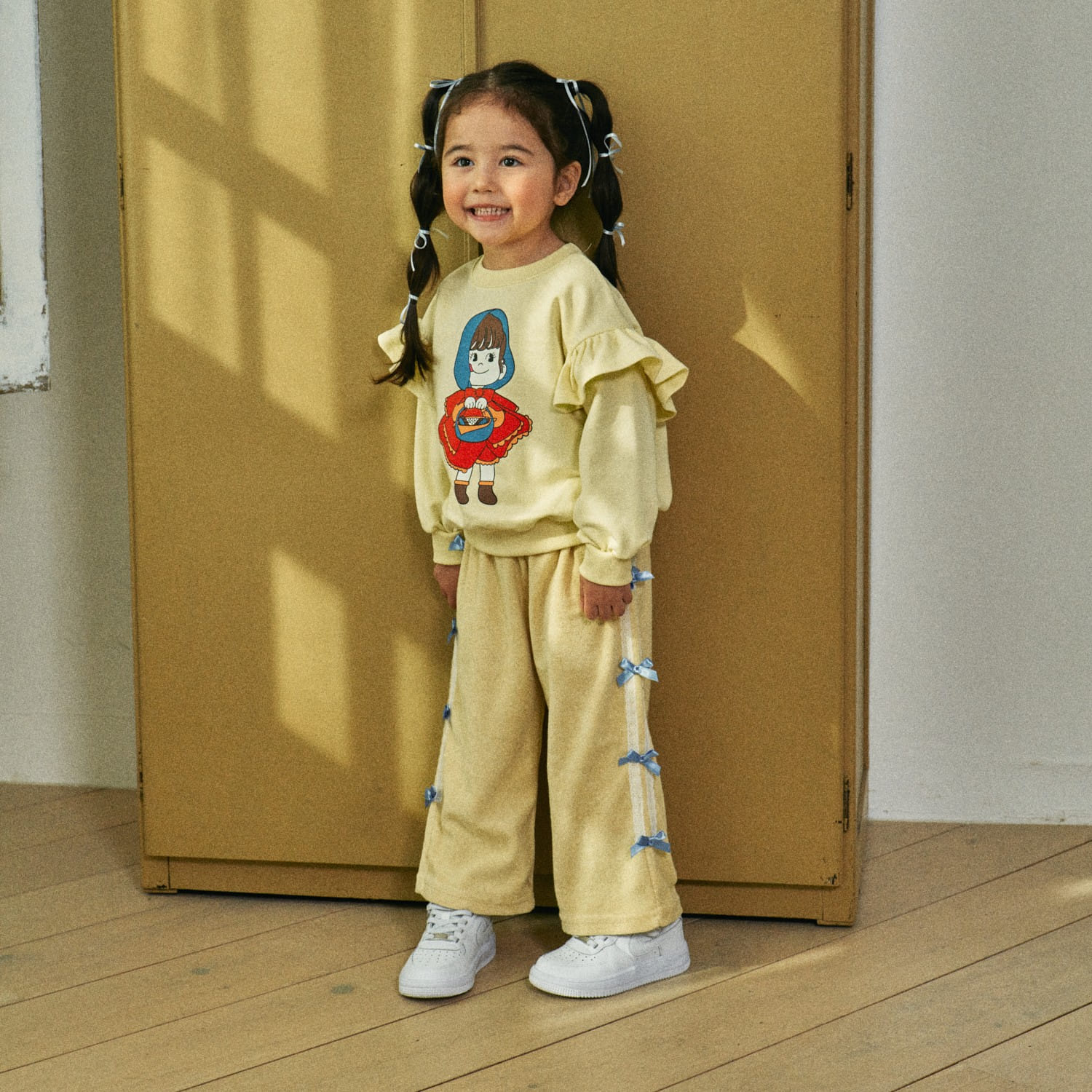 Firstblue - Korean Children Fashion - #kidsshorts - Terry Ribbon Pants - 6