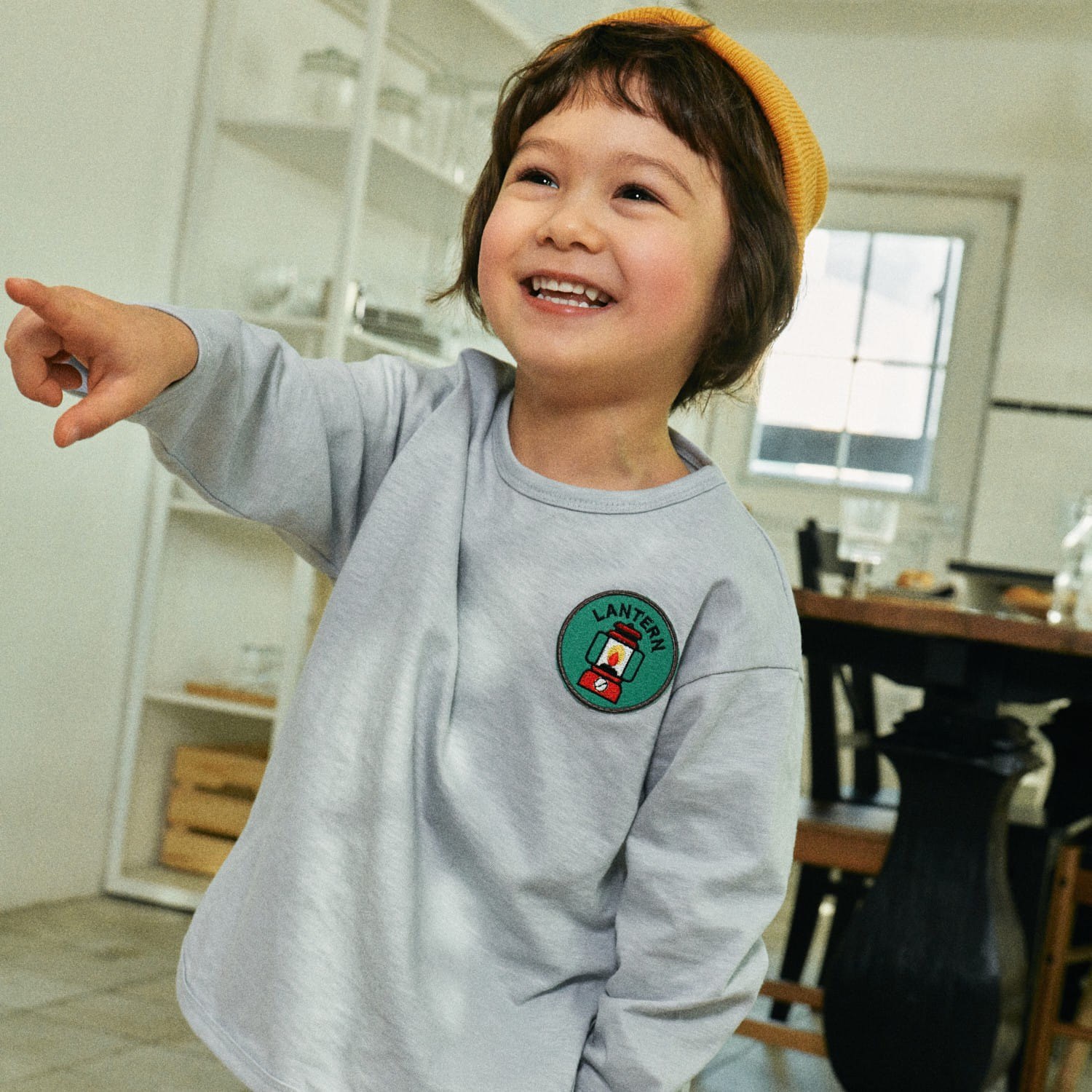 Firstblue - Korean Children Fashion - #kidsstore - Camping Wappen Embroidery Tee - 6