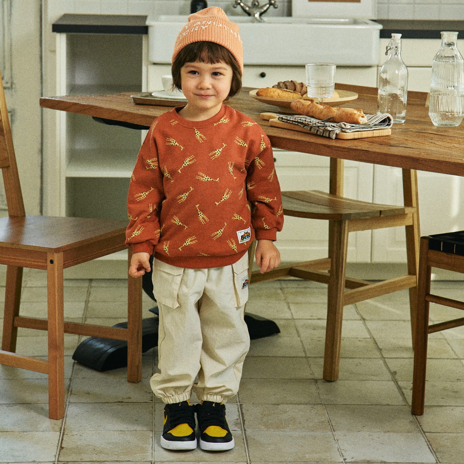 Firstblue - Korean Children Fashion - #kidzfashiontrend - Half Half Cargo Pants - 3