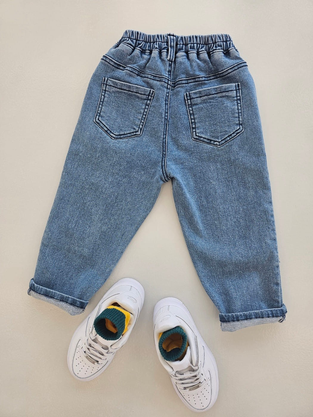 Firstblue - Korean Children Fashion - #magicofchildhood - Denim Slit Jeans - 2