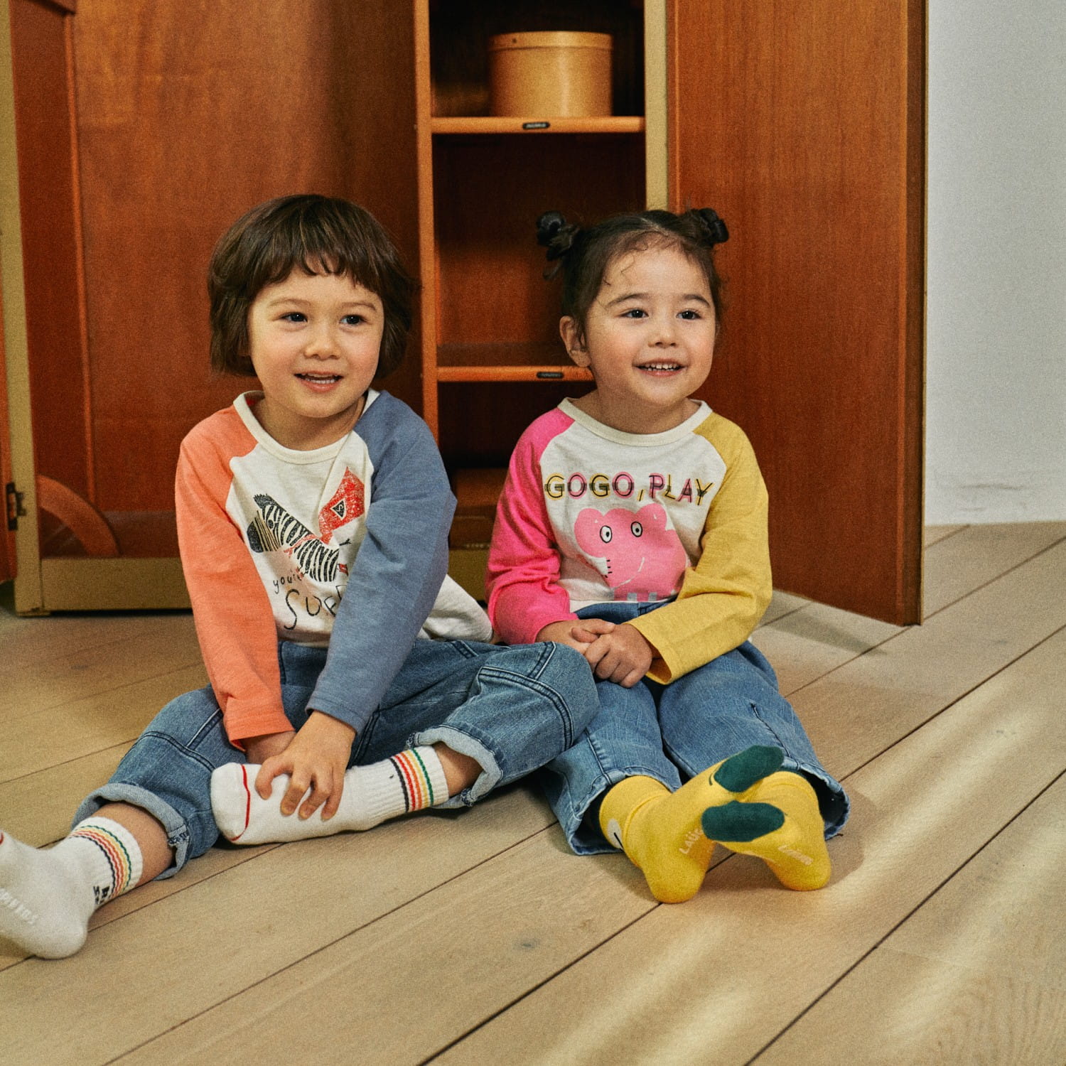 Firstblue - Korean Children Fashion - #toddlerclothing - GO GO Raglan Tee - 4