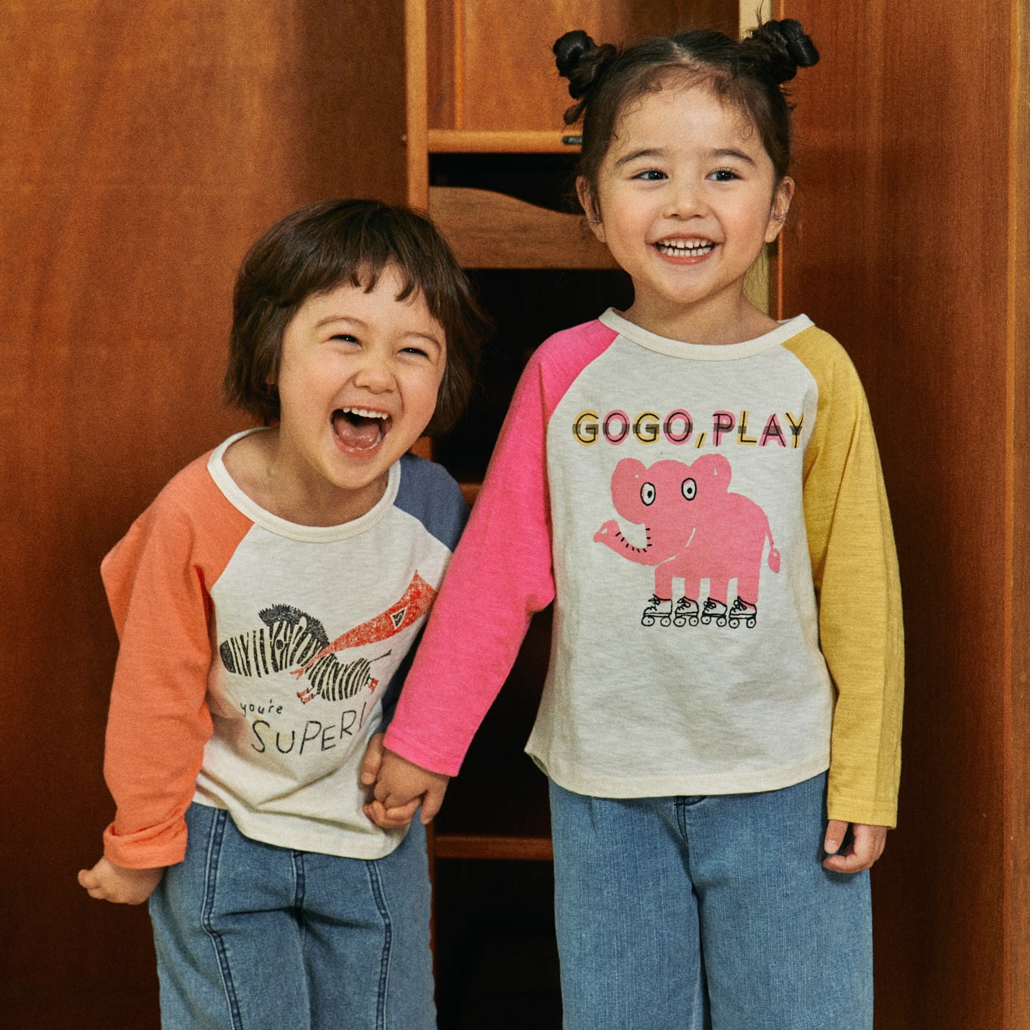 Firstblue - Korean Children Fashion - #todddlerfashion - GO GO Raglan Tee - 2