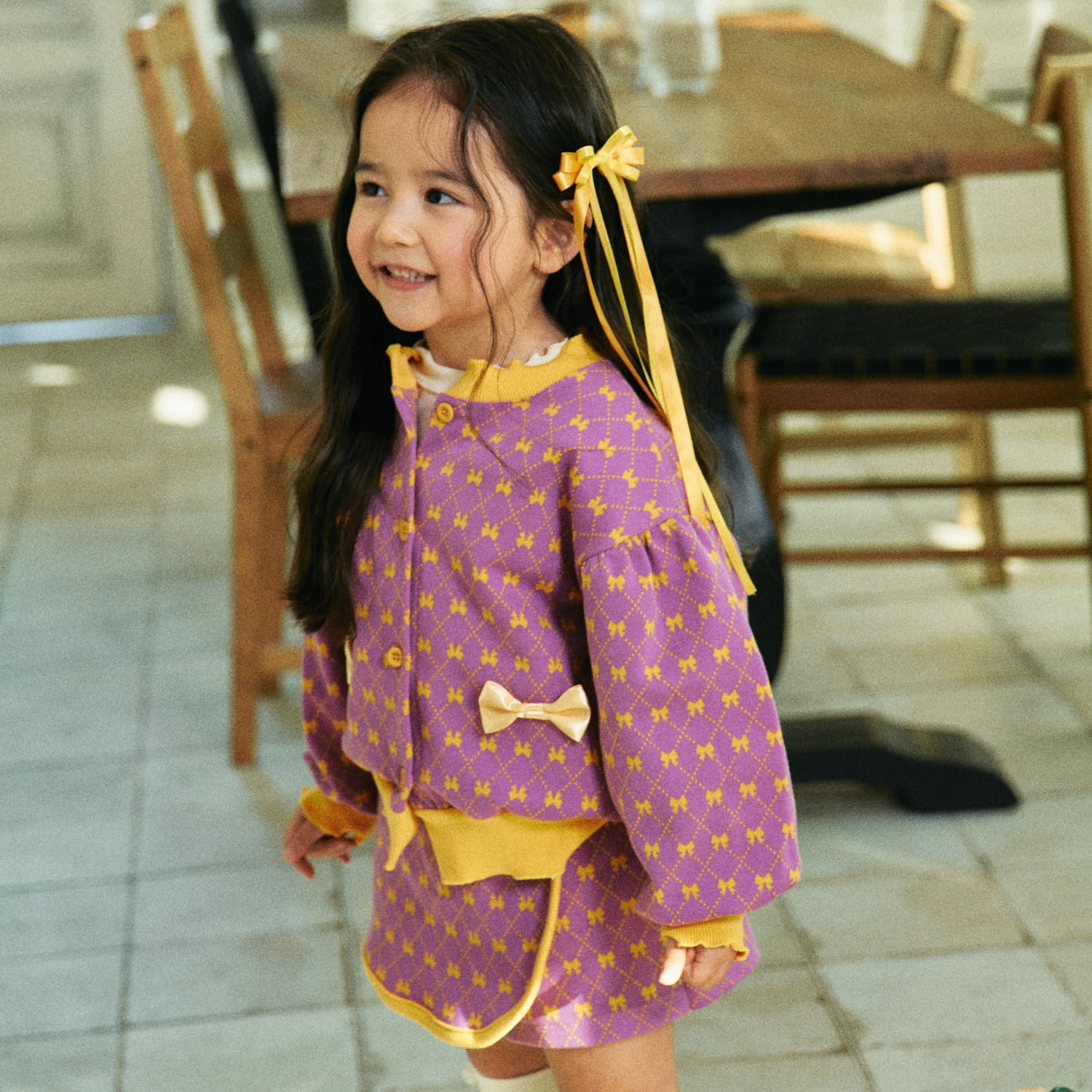 Firstblue - Korean Children Fashion - #toddlerclothing - Dia Ribbon Cardigan - 5
