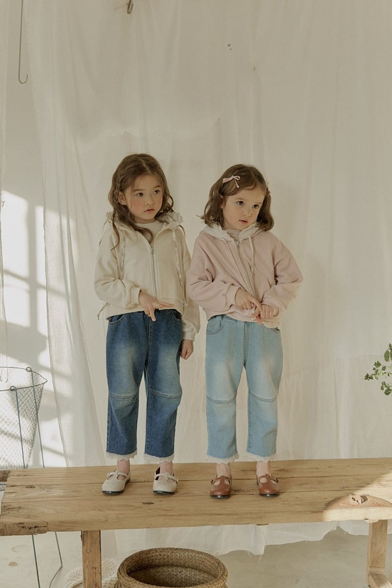 Flo - Korean Children Fashion - #Kfashion4kids - Ange Denim Pants - 3